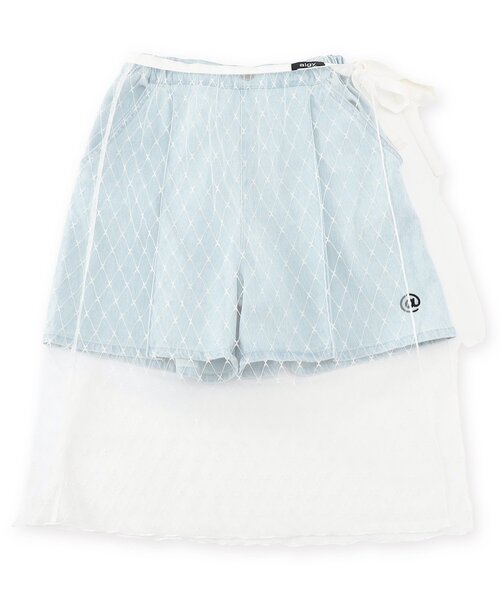 algy(アルジー)の「シアースカート付きキュロット(その他パンツ・キッズ・オフホワイト/ブラック・SMALL/MEDIUM/X-SMALL/XX-SMALL)」の5枚目の写真