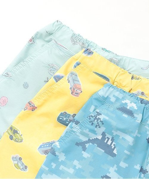 kladskap（クレードスコープ）の「【人気商品再入荷】【直営店で取り扱い無し】総柄5分丈パンツ（その他パンツ・キッズ・イエロー/ブルー/ライトグリーン・130cm/120cm/110cm/100cm/90cm）」の11枚目の写真