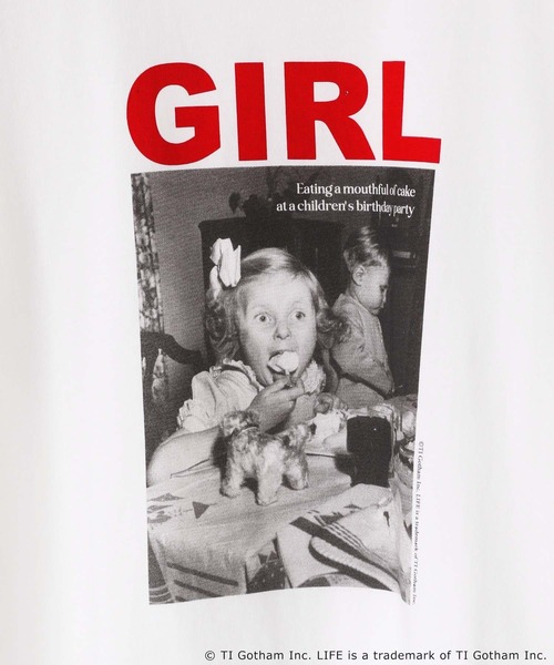 LOWRYS FARM（ローリーズファーム）の「LIFE PICTURE COLLECTION GIRL TEE　 450085（Tシャツ/カットソー・レディース・ホワイト/ホワイト系その他・FREE）」の13枚目の写真