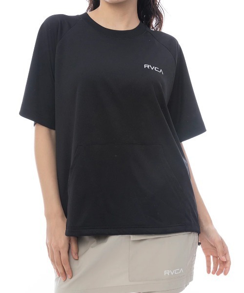 RVCA（ルーカ）の「RVCA レディース MINI RVCA UTILITY SS TEE サーフTシャツ 【2025年春夏モデル】/ルーカ水陸両用UVケアドローコード付き半袖ラッシュガード(水着)（ラッシュガード・レディース・ホワイト/ブラック/ピンク系その他/ブラウン系その他・MEDIUM/SMALL/LARGE）」の19枚目の写真
