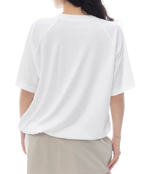 RVCA（ルーカ）の「RVCA レディース MINI RVCA UTILITY SS TEE サーフTシャツ 【2025年春夏モデル】/ルーカ水陸両用UVケアドローコード付き半袖ラッシュガード(水着)（ラッシュガード・レディース・ホワイト/ブラック/ピンク系その他/ブラウン系その他・MEDIUM/SMALL/LARGE）」の7枚目の写真