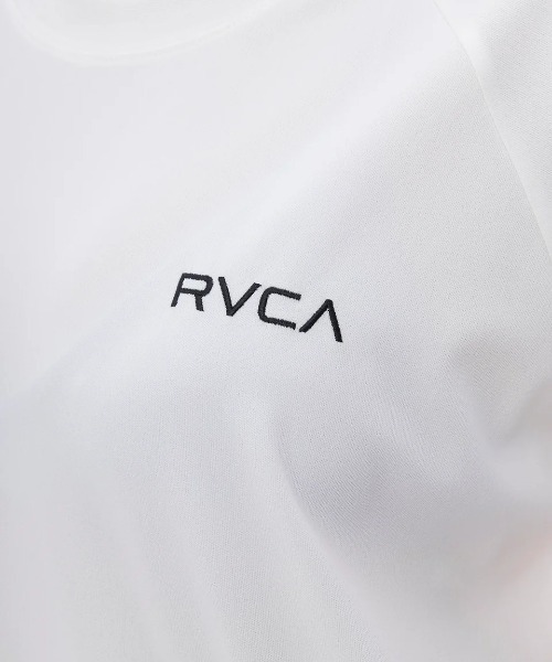 RVCA（ルーカ）の「RVCA レディース MINI RVCA UTILITY SS TEE サーフTシャツ 【2025年春夏モデル】/ルーカ水陸両用UVケアドローコード付き半袖ラッシュガード(水着)（ラッシュガード・レディース・ホワイト/ブラック/ピンク系その他/ブラウン系その他・MEDIUM/SMALL/LARGE）」の8枚目の写真