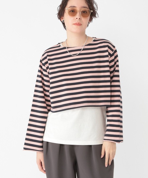 【SALE20%OFF】clip tab クリップタブ 60/2シルケット ボーダー モックネック プルオーバー 半袖Tシャツ 3242C-007 日本製 楽天市場】クリップタブ チャンピオン天竺 クルーネック ジップ