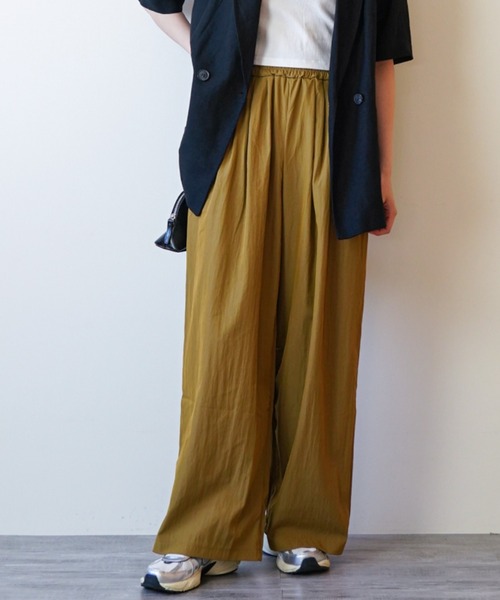 gossip!ロサンゼルス(ゴシップロサンゼルス)の「ウエストギャザー イージーパンツ(その他パンツ・レディース・ブラウン/ブラック/グレー・FREE)」の16枚目の写真