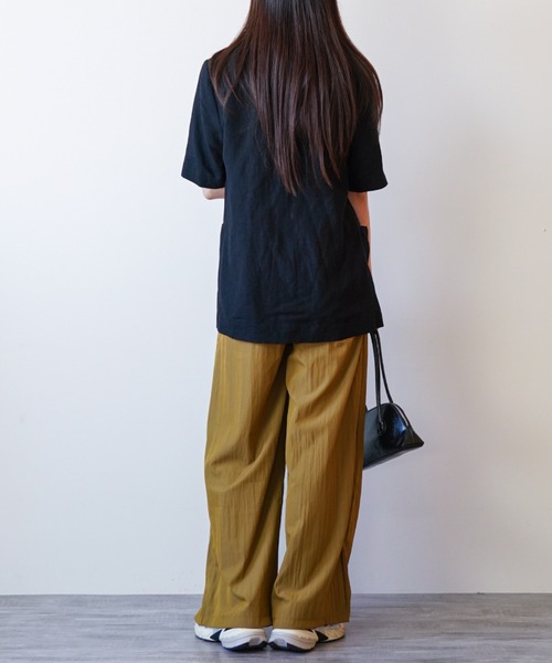 gossip!ロサンゼルス(ゴシップロサンゼルス)の「ウエストギャザー イージーパンツ(その他パンツ・レディース・ブラウン/ブラック/グレー・FREE)」の22枚目の写真