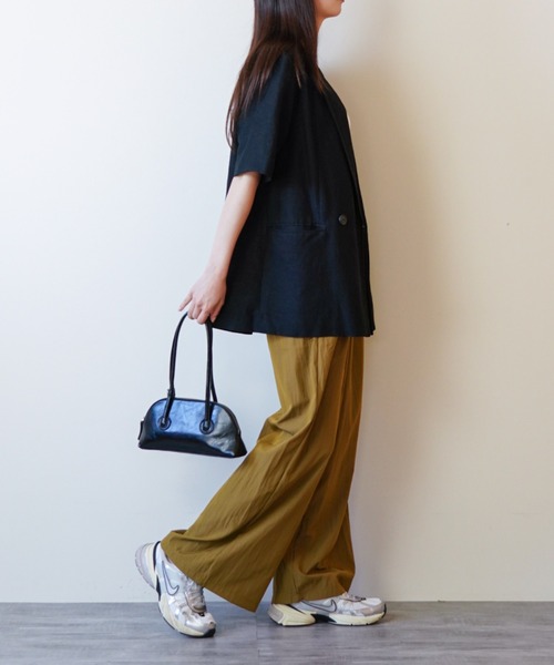 gossip!ロサンゼルス(ゴシップロサンゼルス)の「ウエストギャザー イージーパンツ(その他パンツ・レディース・ブラウン/ブラック/グレー・FREE)」の19枚目の写真