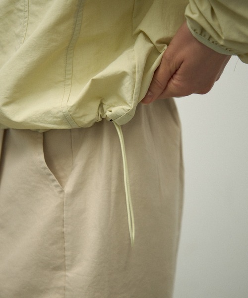 Lutim by u（ルチバイユー）の「Half-zip over-tops / ハーフジップオーバートップス（パーカー・レディース・ホワイト/ネイビー/イエロー・FREE）」の17枚目の写真