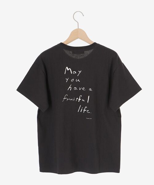le.coeur blanc（ルクールブラン）の「KAZUMIDOI fruitfullife Tシャツ（Tシャツ/カットソー・レディース・チャコールグレー/ライトピンク/アイボリー・38）」の13枚目の写真