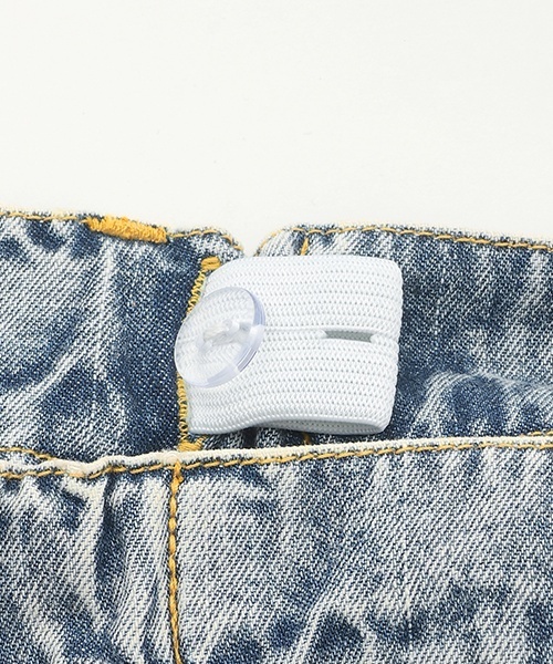 LOVETOXIC（ラブトキシック）の「【LTXC】【接触冷感/ひんやり】バレルレッグライトデニム（デニムパンツ・キッズ・サックスブルー/グレー/ライトグレー/ブルー/ネイビー・L:160cm/M:150cm/S:140cm）」の17枚目の写真