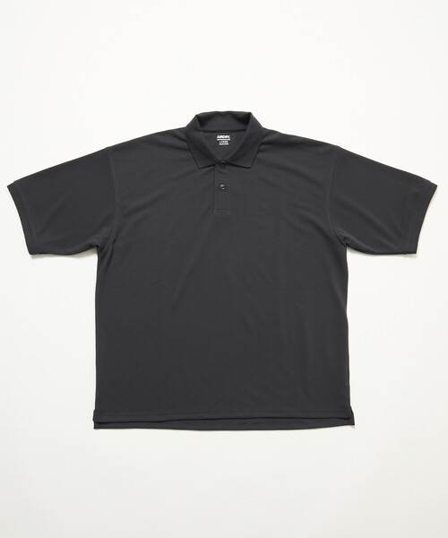 プリーツプリーズ ポロシャツ Homme Plissé Issey Miyake Basic Plissé Polo Shirt | Black