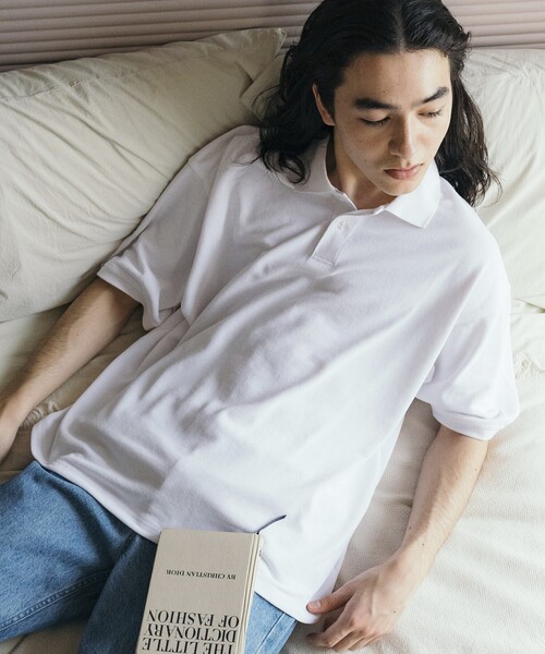 プリーツプリーズ ポロシャツ Homme Plissé Issey Miyake Basic Plissé Polo Shirt | Black