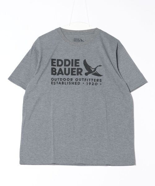 Eddie Bauer(エディーバウアー)の「ポリエステルジャージ プリント Tシャツ(Tシャツ/カットソー・メンズ・ホワイト/ライトイエロー/杢グレー/ミント・L/XXL/XL/M/S)」の13枚目の写真