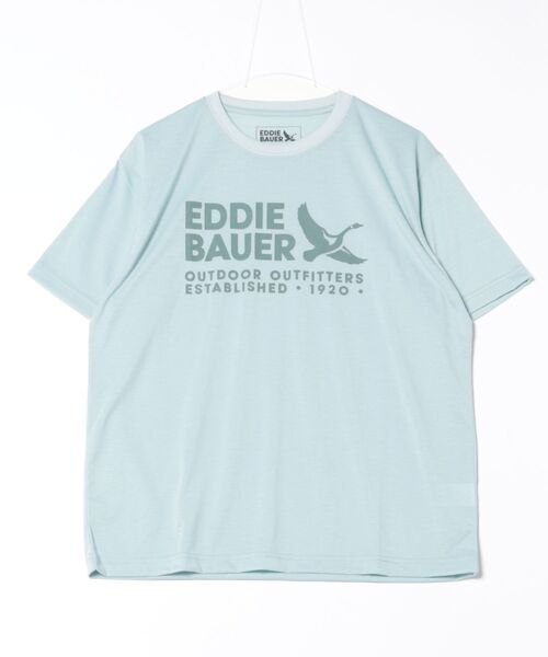 Eddie Bauer(エディーバウアー)の「ポリエステルジャージ プリント Tシャツ(Tシャツ/カットソー・メンズ・ホワイト/ライトイエロー/杢グレー/ミント・L/XXL/XL/M/S)」の14枚目の写真