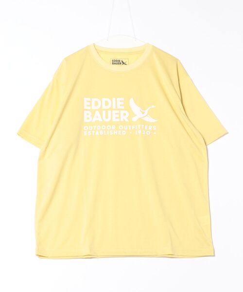 Eddie Bauer(エディーバウアー)の「ポリエステルジャージ プリント Tシャツ(Tシャツ/カットソー・メンズ・ホワイト/ライトイエロー/杢グレー/ミント・L/XXL/XL/M/S)」の15枚目の写真