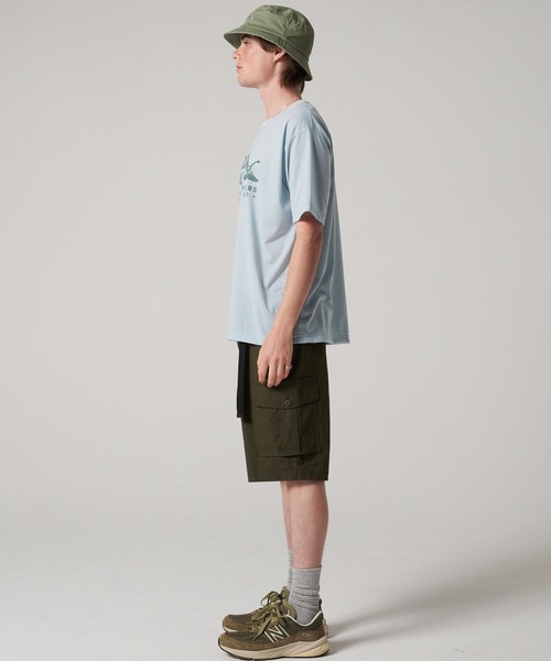 Eddie Bauer(エディーバウアー)の「ポリエステルジャージ プリント Tシャツ(Tシャツ/カットソー・メンズ・ホワイト/ライトイエロー/杢グレー/ミント・L/XXL/XL/M/S)」の21枚目の写真