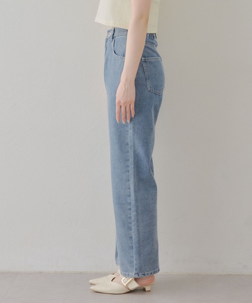 APPORTE PAR LES MARCHES(アポルテパーレマルシェ)の「【MARCHES】バックリボンプリントパンツ(デニムパンツ・レディース・ブラック系その他/ブルー系その他・FREE)」の10枚目の写真