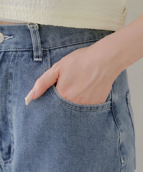APPORTE PAR LES MARCHES(アポルテパーレマルシェ)の「【MARCHES】バックリボンプリントパンツ(デニムパンツ・レディース・ブラック系その他/ブルー系その他・FREE)」の15枚目の写真
