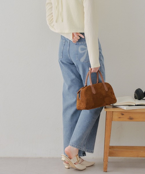 APPORTE PAR LES MARCHES(アポルテパーレマルシェ)の「【MARCHES】バックリボンプリントパンツ(デニムパンツ・レディース・ブラック系その他/ブルー系その他・FREE)」の22枚目の写真