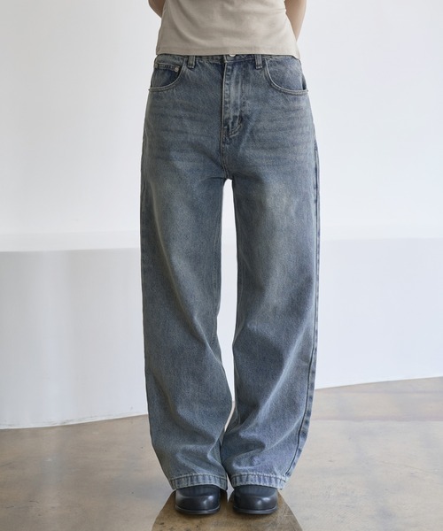 パンツ HOLMES JEANS ユニセックスデニム】【低身長 / 高身長用 サイズ＆丈が選べる