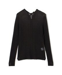BALLSEY（ボールジィ）の「シアーダブルジャカード バックリボンプルオーバー（ニット/セーター）」