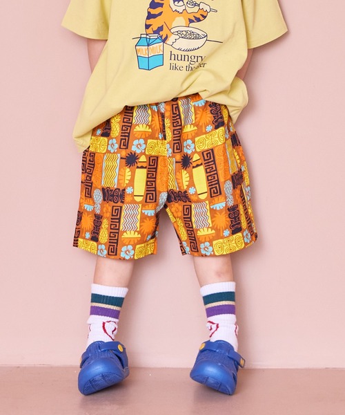 Life Support Products（ライフサポートプロダクツ）の「リラックスパナマショーツ（その他パンツ・キッズ・レッド/ブラウン/オレンジ/イエロー/ターコイズブルー/オフホワイト/ライトブルー/サンドベージュ/キナリ/チャコール・90/100/110/120/130/140/150）」の5枚目の写真