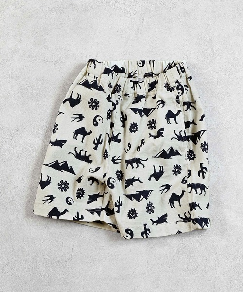 Life Support Products（ライフサポートプロダクツ）の「リラックスパナマショーツ（その他パンツ・キッズ・レッド/ブラウン/オレンジ/イエロー/ターコイズブルー/オフホワイト/ライトブルー/サンドベージュ/キナリ/チャコール・90/100/110/120/130/140/150）」の2枚目の写真