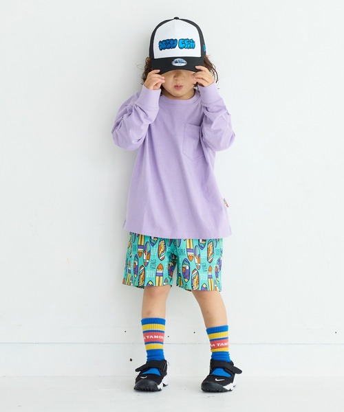 Life Support Products（ライフサポートプロダクツ）の「リラックスパナマショーツ（その他パンツ・キッズ・レッド/ブラウン/オレンジ/イエロー/ターコイズブルー/オフホワイト/ライトブルー/サンドベージュ/キナリ/チャコール・90/100/110/120/130/140/150）」の16枚目の写真