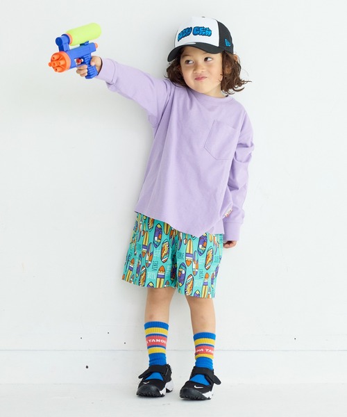 Life Support Products（ライフサポートプロダクツ）の「リラックスパナマショーツ（その他パンツ・キッズ・レッド/ブラウン/オレンジ/イエロー/ターコイズブルー/オフホワイト/ライトブルー/サンドベージュ/キナリ/チャコール・90/100/110/120/130/140/150）」の18枚目の写真