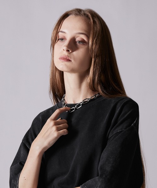 CLEL（クレイル）の「【CLEL】Chain Brass Necklace/チェーンブラスネックレス(サイズ調節可)（ネックレス・メンズ・シルバー系・FREE）」の17枚目の写真