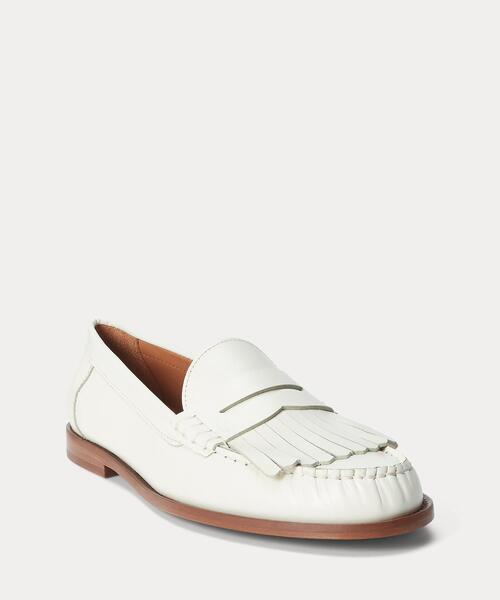 ポロラルフローレン　フリンジ付　ローファー POLO RALPH LAUREN（ポロ ラルフ ローレン）の「フリンジトリム カーフ