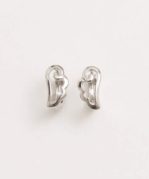 Peony（ピオニー）の「【Peony/ピオニー】/ワンタッチ　エンジェルフェザーモチーフピアス（ピアス（両耳用）・レディース・シルバー/ゴールド・FREE）」の13枚目の写真