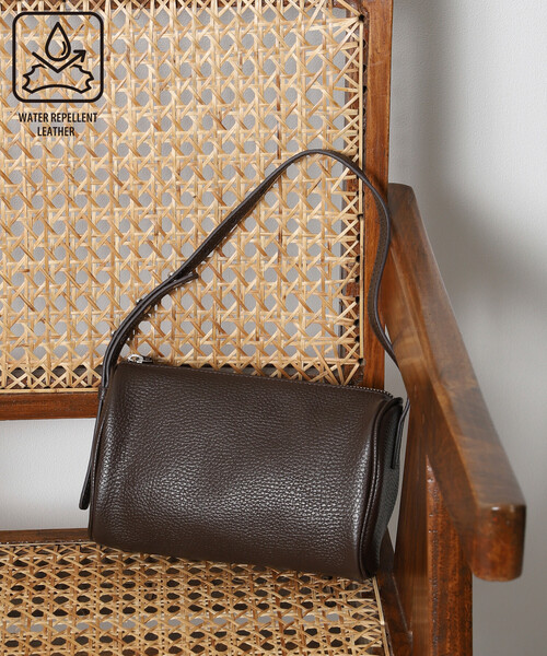 Firsthand（ファーストハンド）の「Firsthand/ファーストハンド レザーワンハンドルバッグ / 2WAYハンドバッグ / 牛革 / 撥水レザー（ハンドバッグ・レディース・ブラウン/ブラック・ONE SIZE）」の5枚目の写真