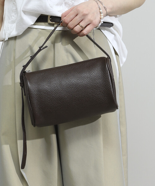 Firsthand（ファーストハンド）の「Firsthand/ファーストハンド レザーワンハンドルバッグ / 2WAYハンドバッグ / 牛革 / 撥水レザー（ハンドバッグ・レディース・ブラウン/ブラック・ONE SIZE）」の14枚目の写真