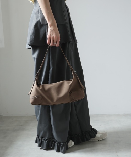 Ulysses（ユリシス）の「2wayスエードスクエアショルダーバッグ（ショルダーバッグ・レディース・ブラウン・F）」の7枚目の写真