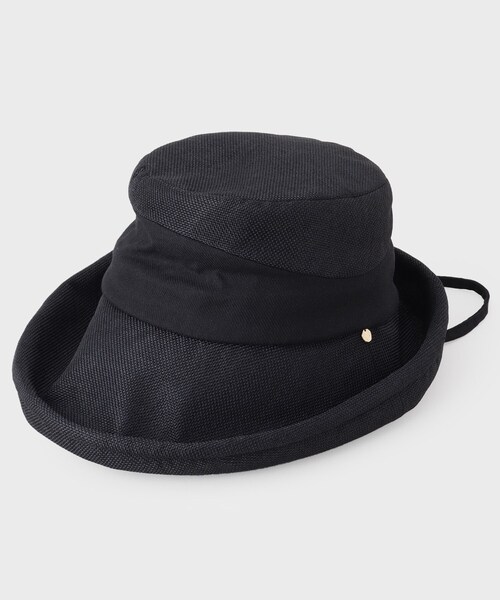 OPAQUE.CLIP(オペークドットクリップ)の「切り替えフクレハット(ハット・レディース・ブラック/ベージュ/ライトベージュ・00)」の2枚目の写真