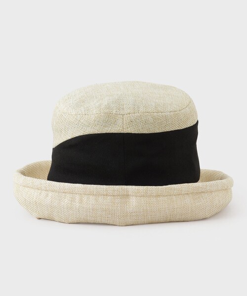 OPAQUE.CLIP(オペークドットクリップ)の「切り替えフクレハット(ハット・レディース・ブラック/ベージュ/ライトベージュ・00)」の5枚目の写真