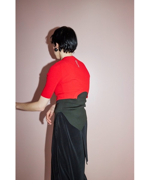 OMMO ONLINE STORE / ASYMME TUCK KT TOP