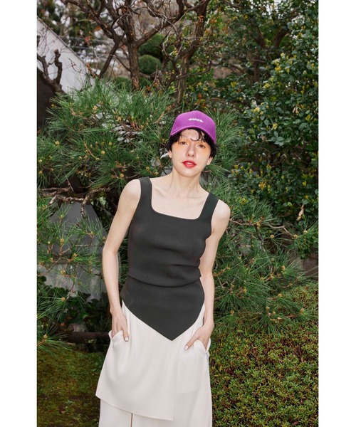 OMMO ONLINE STORE / ASYMME TUCK KT TOP
