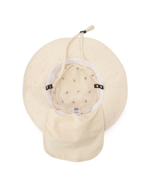 SHOO・LA・RUE(シューラルー)の「総柄刺繍アドベンチャーハット(ハット・キッズ・ピンク系1/アイボリー系・99)」の6枚目の写真