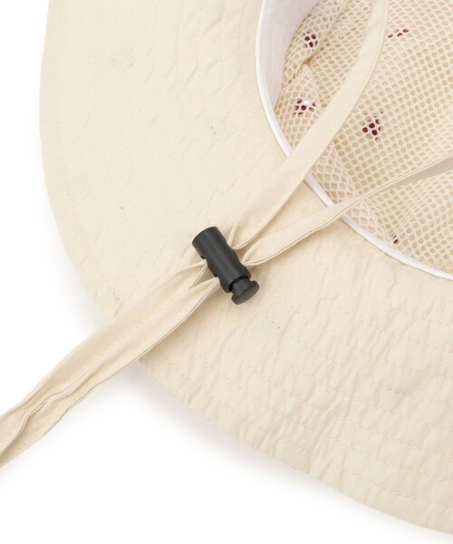 SHOO・LA・RUE(シューラルー)の「総柄刺繍アドベンチャーハット(ハット・キッズ・ピンク系1/アイボリー系・99)」の7枚目の写真