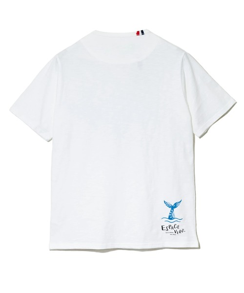 go slow caravan（ゴースローキャラバン）の「ESPACE VERT/エスパスヴェール　クジラプリント S/S TEE（Tシャツ/カットソー・メンズ・ホワイト/サックスブルー・X-LARGE/LARGE/MEDIUM）」の13枚目の写真