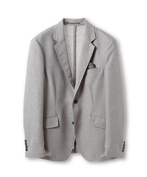MEN'S BIGI(メンズビギ)の「【ACTIVE TAILOR/アクティブテイラー】カラミメッシュストレッチジャケット<ストレッチ><通気性>(テーラードジャケット・メンズ・ネイビー/ブラック/ベージュ・04/03/02)」の2枚目の写真