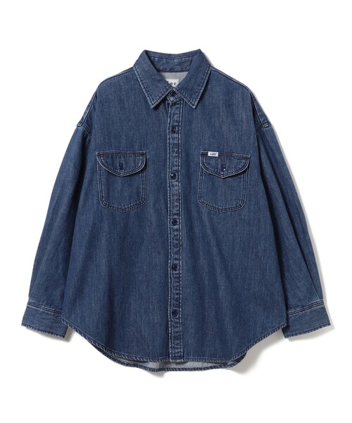 Lee(リー)の「【別注】Lee / ルーズ フィット シャツ(シャツ/ブラウス・レディース・ネイビー/ロイヤルブルー・ONE SIZE)」の15枚目の写真