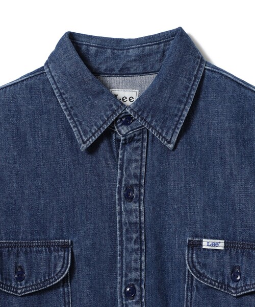Lee(リー)の「【別注】Lee / ルーズ フィット シャツ(シャツ/ブラウス・レディース・ネイビー/ロイヤルブルー・ONE SIZE)」の16枚目の写真