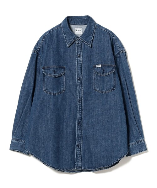 Lee(リー)の「【別注】Lee / ルーズ フィット シャツ(シャツ/ブラウス・レディース・ネイビー/ロイヤルブルー・ONE SIZE)」の21枚目の写真