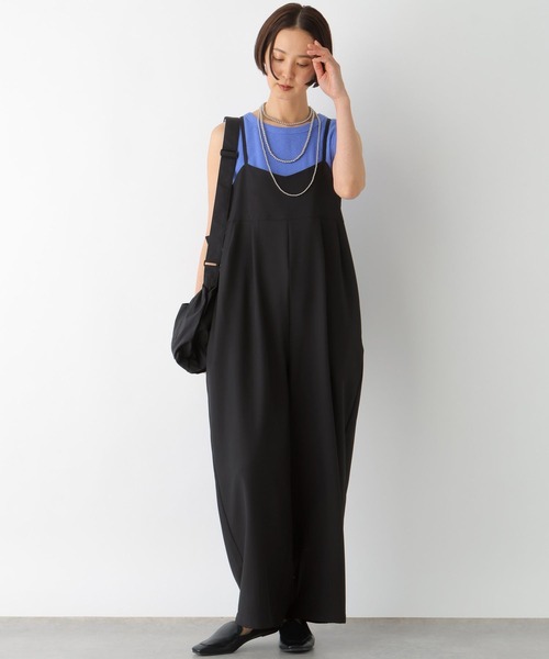 LEPSIM（レプシィム）の「コクーンサロペット　322229（サロペット/オーバーオール・レディース・グレイッシュベージュ/ブラウン/ブラック・FREE）」の10枚目の写真