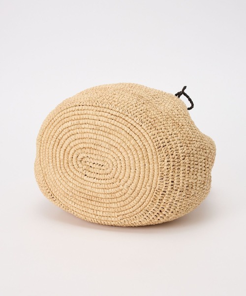 MAISON N.H PARIS（メゾンエヌアッシュパリ）の「【MAISON N.H PARIS】ALMA BAG（ショルダーバッグ・レディース・ナチュラル/ブラック・FREE）」の5枚目の写真