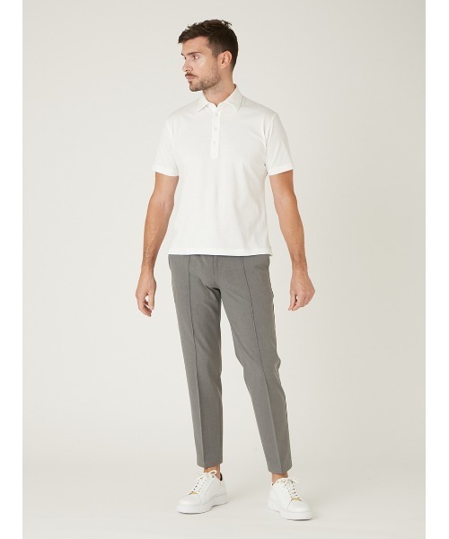 AOURE(アウール)の「PAGEE POLO(ポロシャツ・メンズ・ホワイト/ブラック・SMALL/LARGE/X-LARGE/MEDIUM)」の3枚目の写真