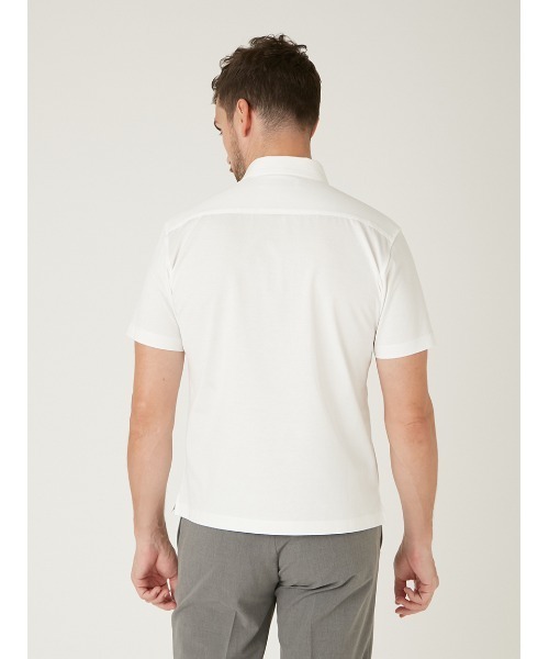 AOURE(アウール)の「PAGEE POLO(ポロシャツ・メンズ・ホワイト/ブラック・SMALL/LARGE/X-LARGE/MEDIUM)」の13枚目の写真