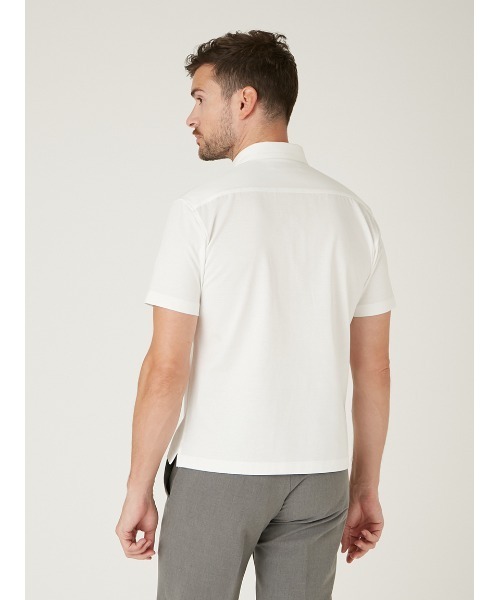 AOURE(アウール)の「PAGEE POLO(ポロシャツ・メンズ・ホワイト/ブラック・SMALL/LARGE/X-LARGE/MEDIUM)」の12枚目の写真